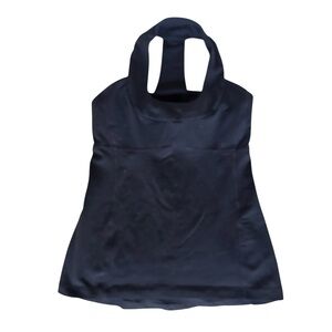 Lululemon Athletica Black Fitted Halter Tank Top